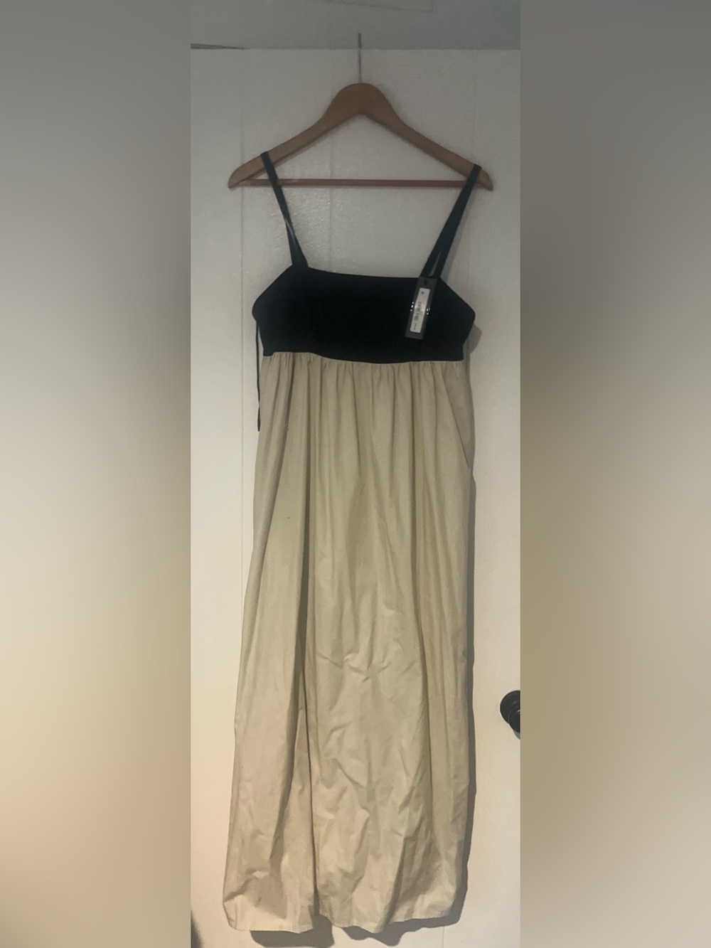 Steve Madden Women's Emmaline Empire Waist Poplin Maxi Dress size medium